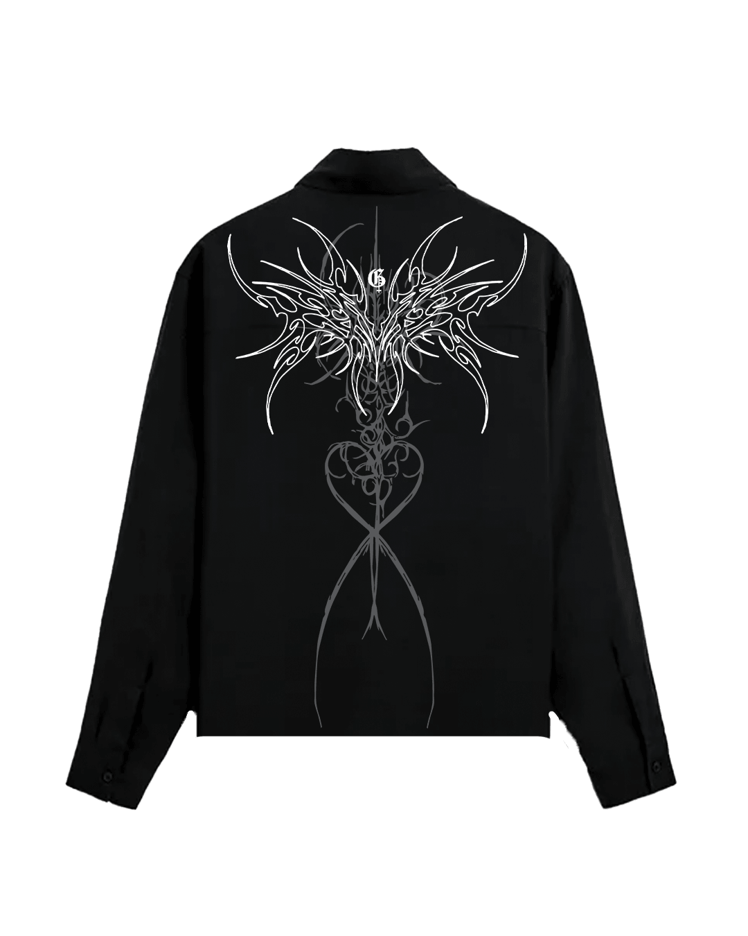 Celestial Boxy Black Oversized Shirt - GENRAGE