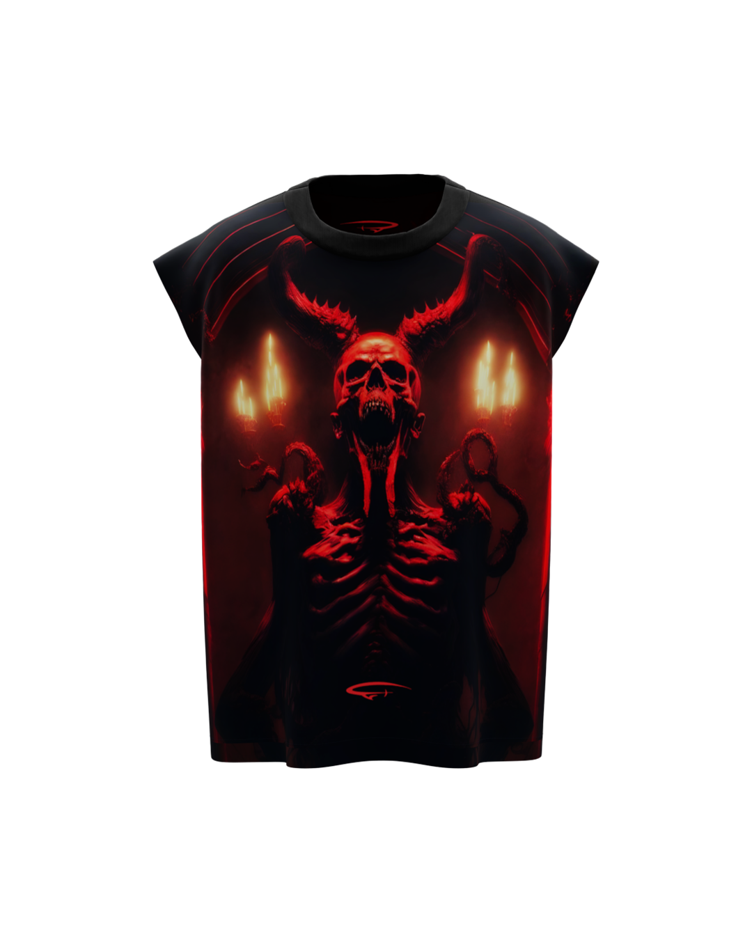 Obsidian Unisex Jersey Sleeveless Vest