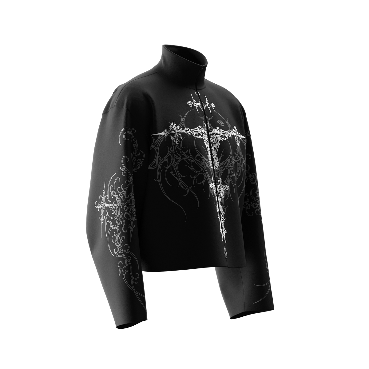 Devour Black Boxy Jacket