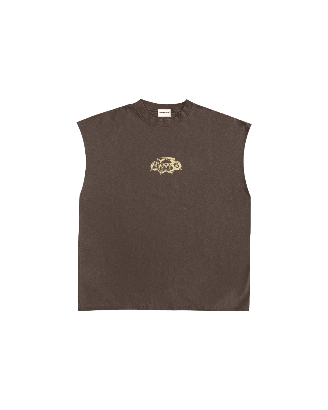 Basic Brown Genrage Unisex Vest