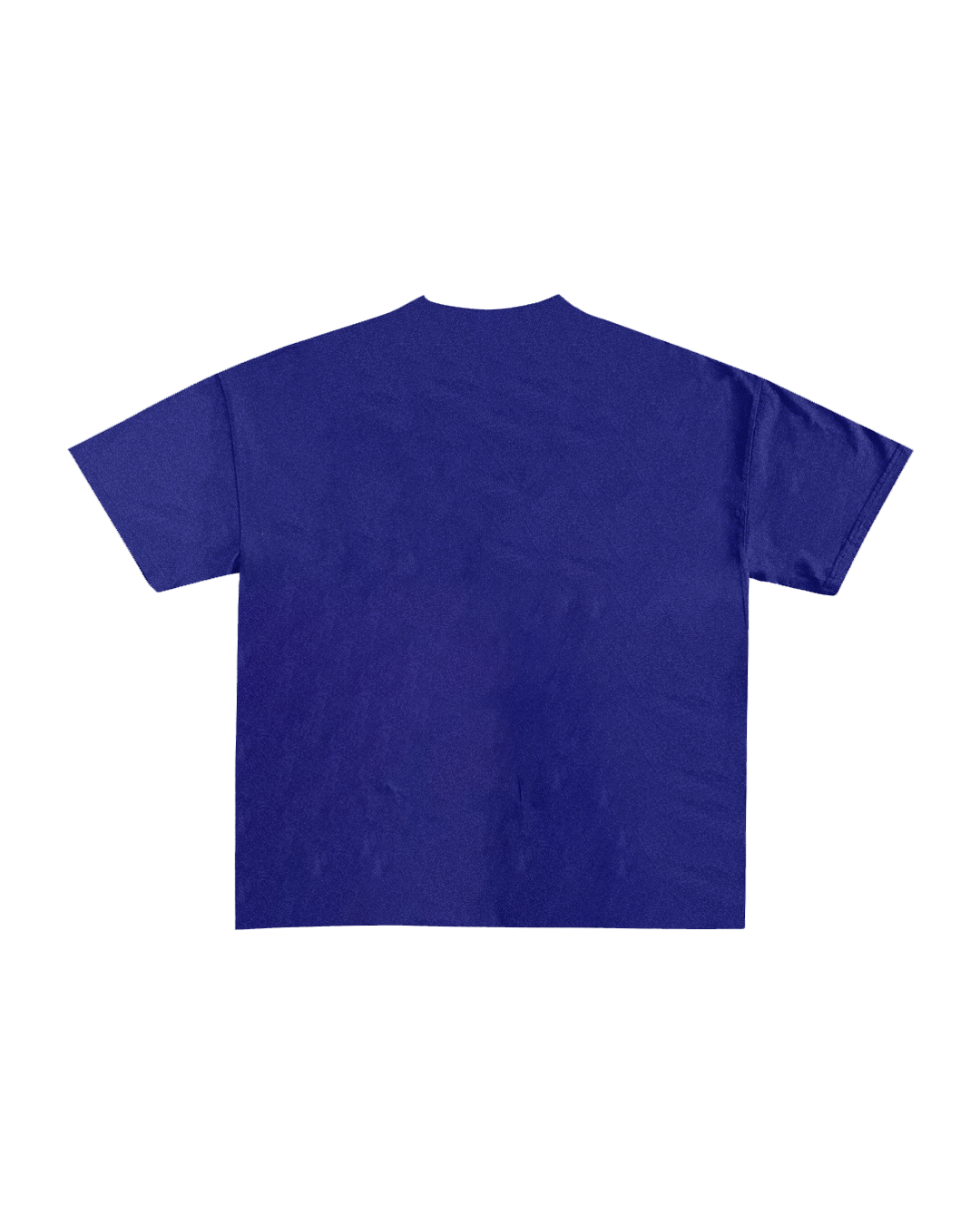 Basic Blue Boxy Genrage Oversized Tshirt