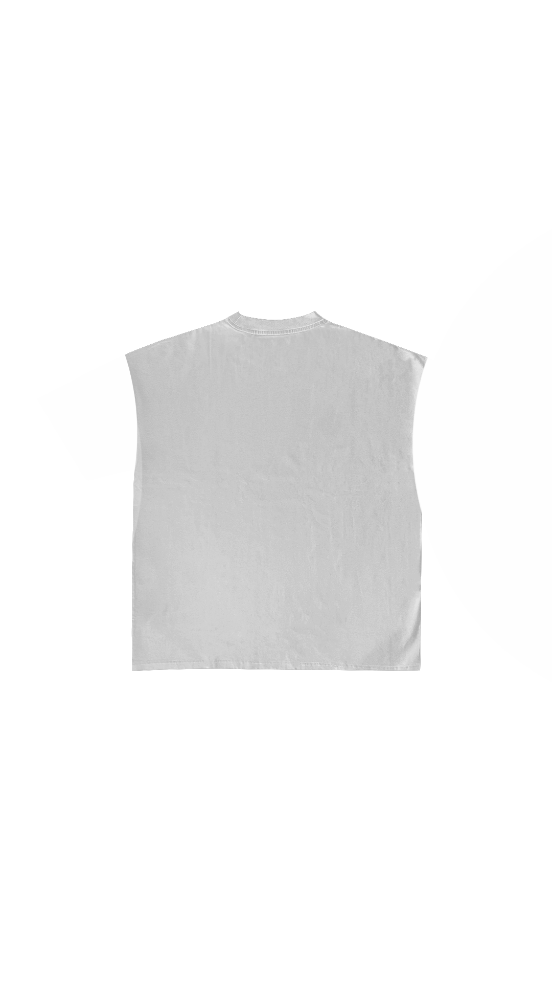 Basic White Genrage Unisex Vest