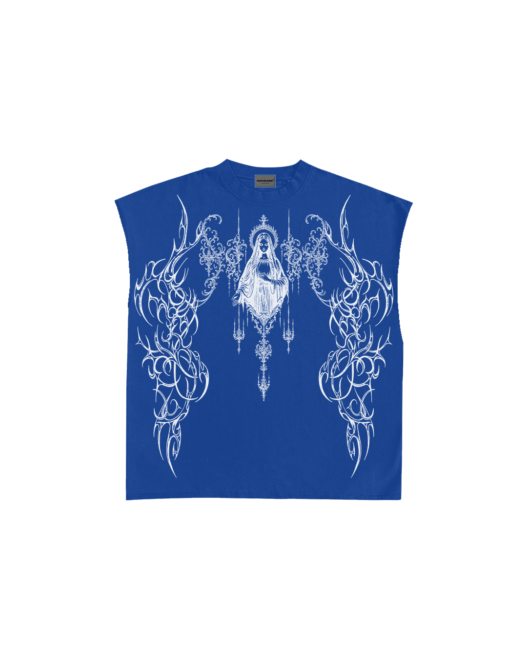 Lumina Royal Blue Boxy Unisex Vest