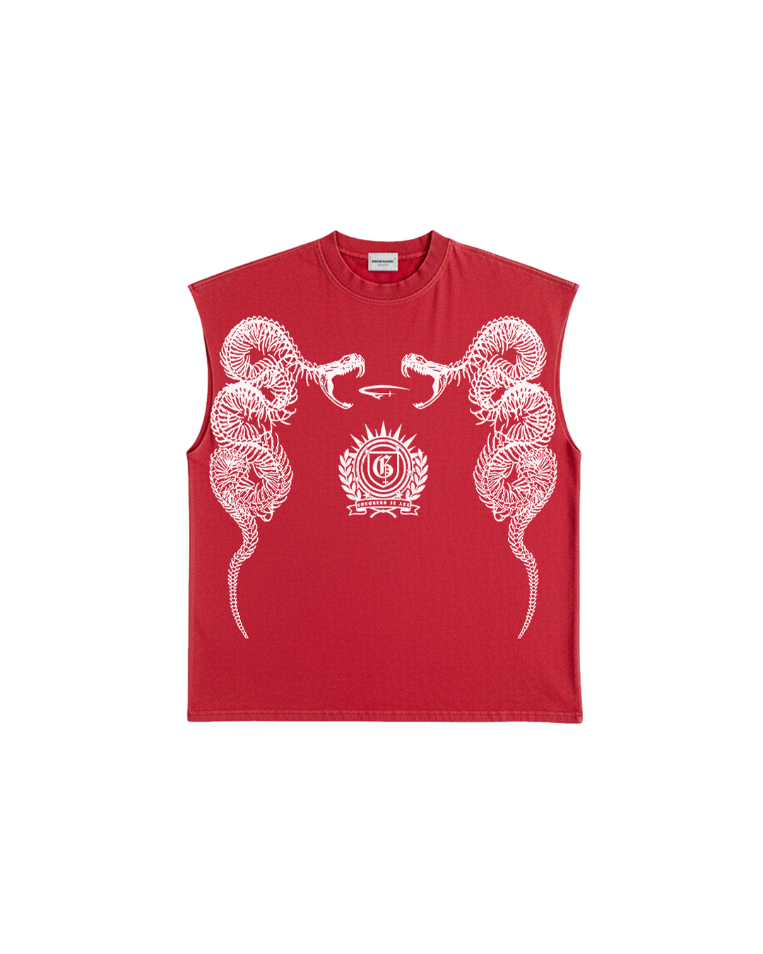 Gnarl Red Boxy Unisex Vest