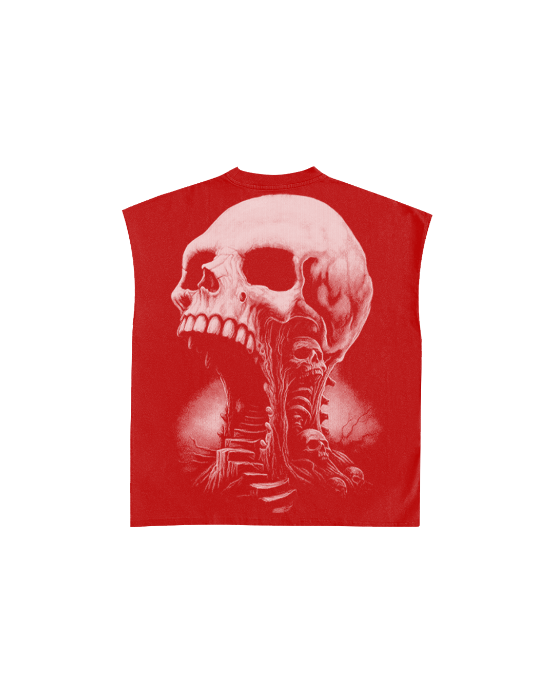 Sinner Red Boxy Unisex Vest