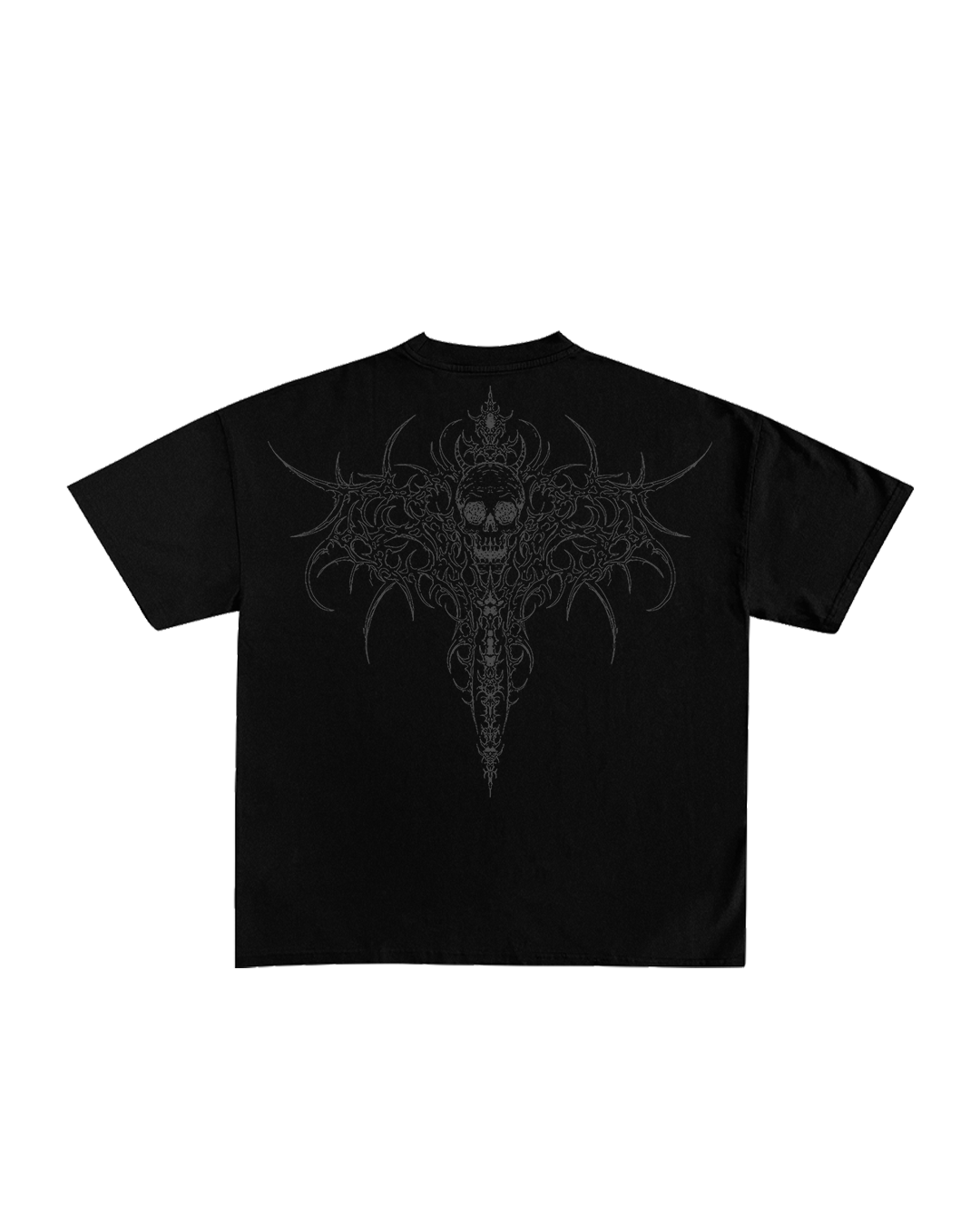 Aghora Black Boxy Oversized Tshirt