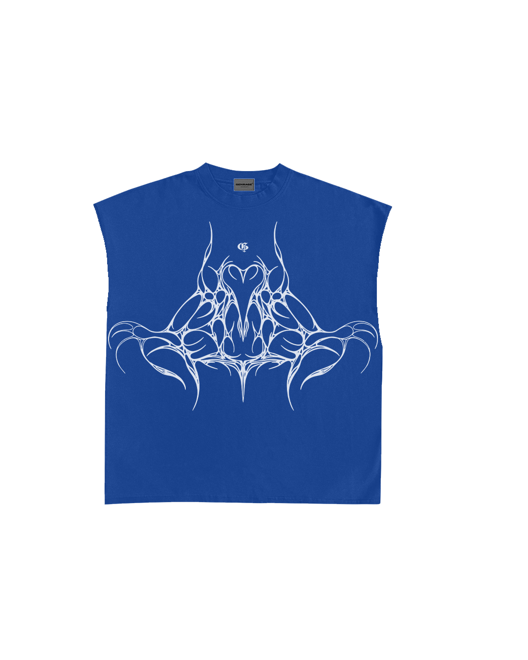 Octagon Royal Blue Boxy Unisex Vest