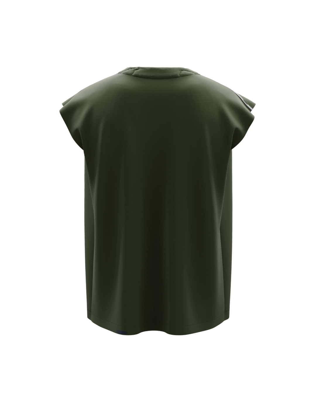 Basic Olive Green Genrage Unisex Vest