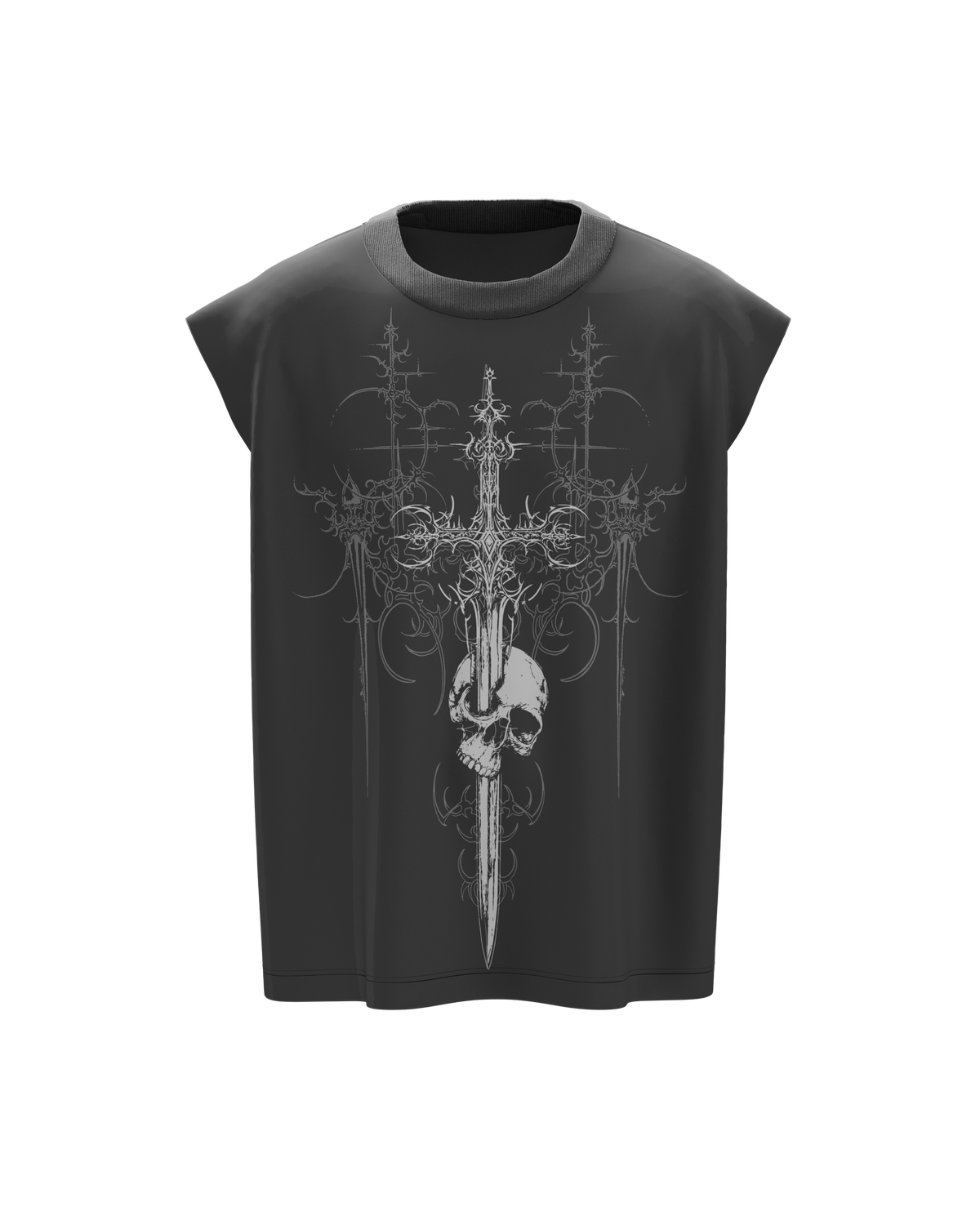 Mrityu Dark Grey Vest