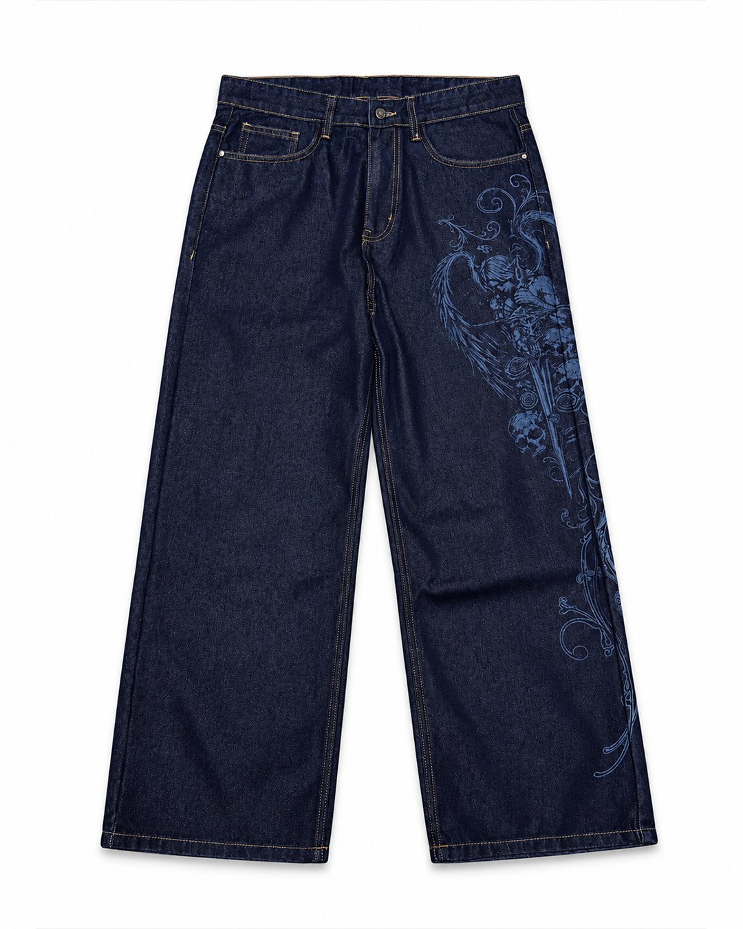Mia Blue Baggy Raw Denim