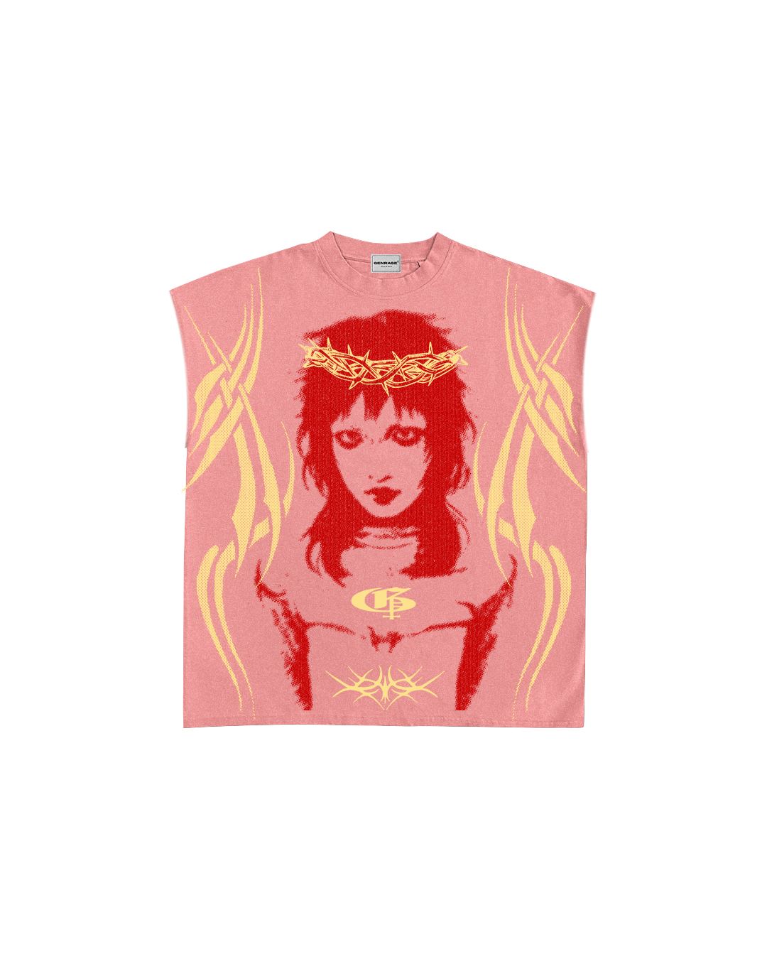 Punk Coral Unisex Boxy Vest