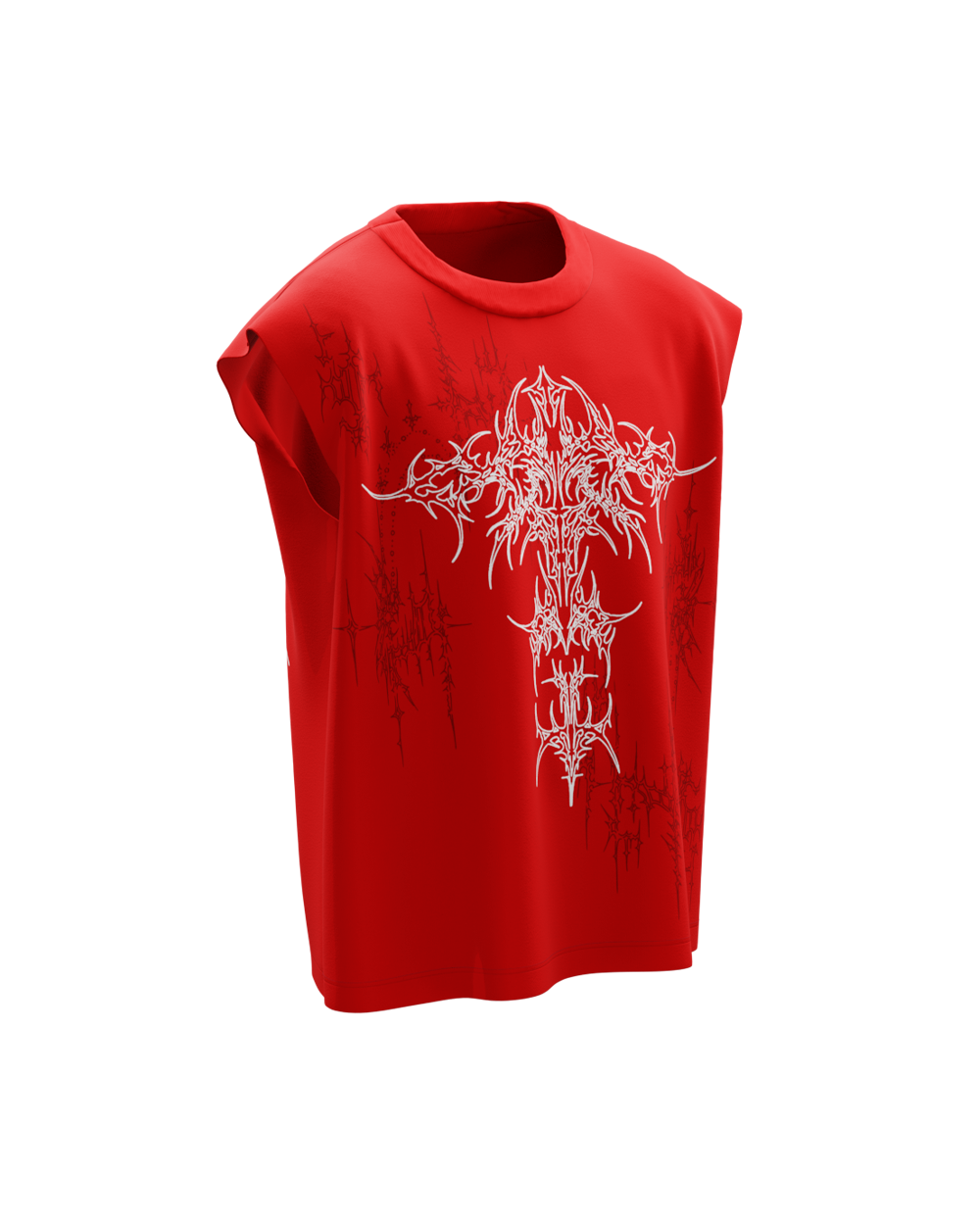 Apocalypse Red Boxy Unisex Vest