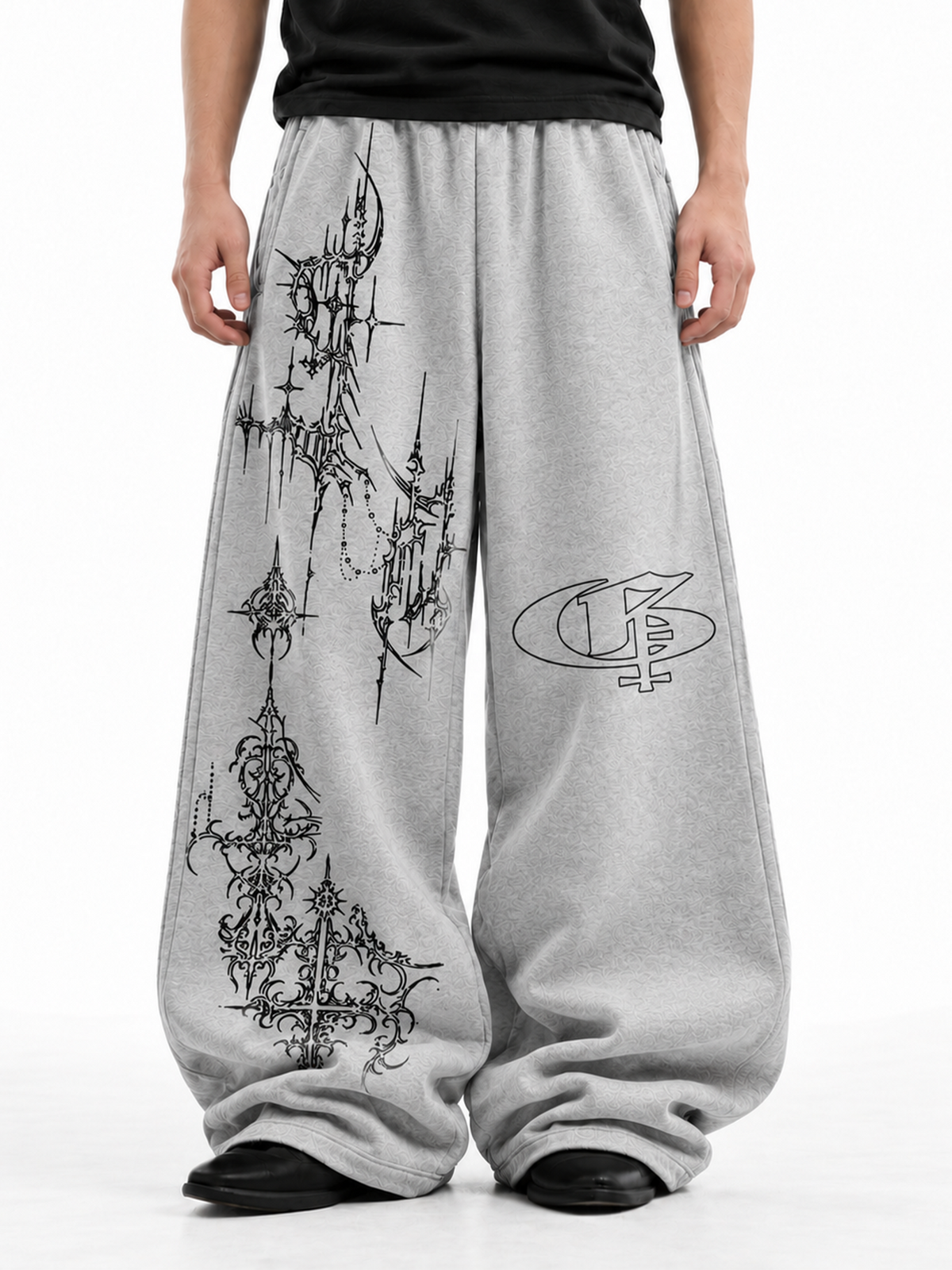 Dawn Grey Baggy Pants