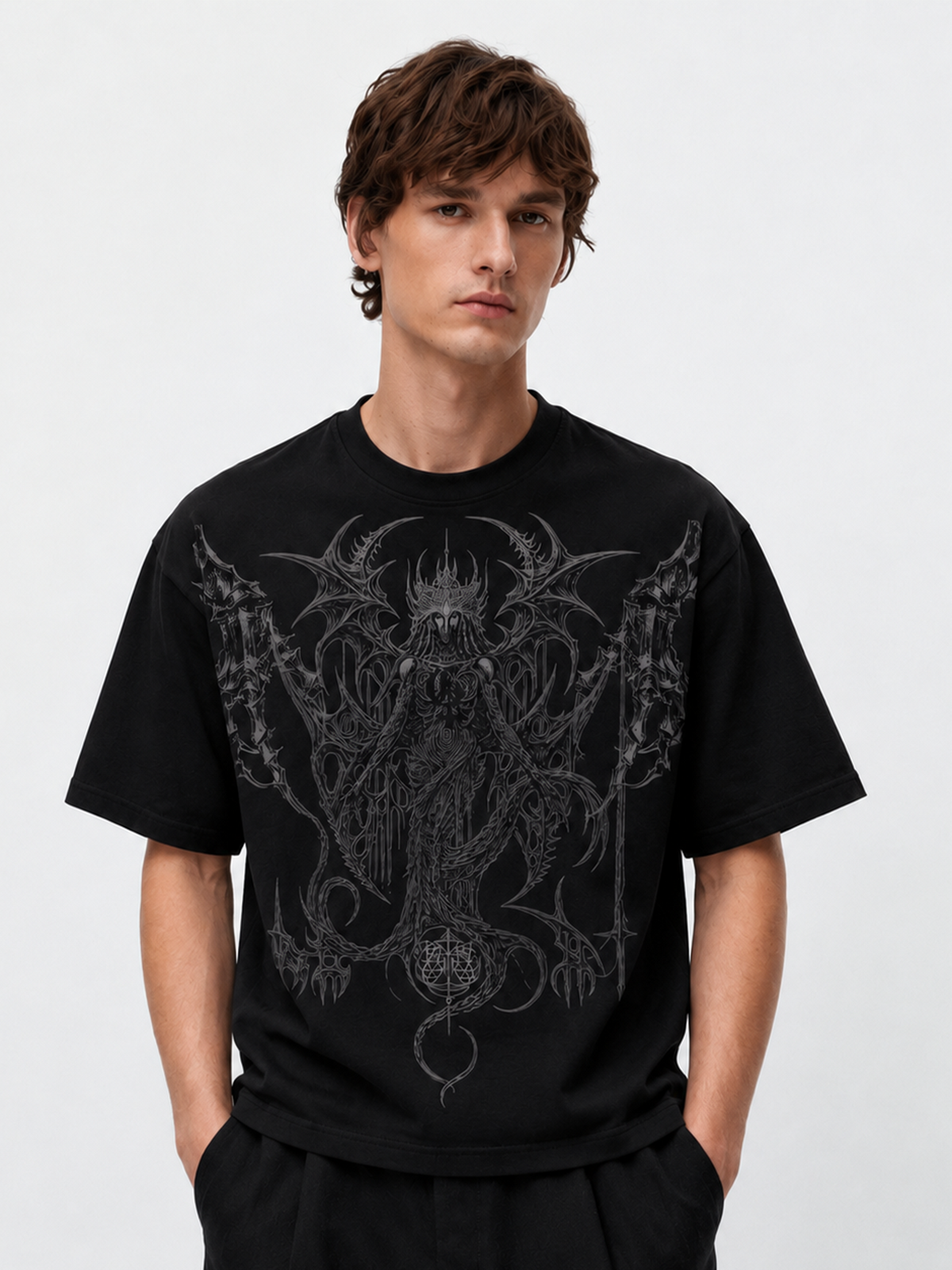Crimson Black Tshirt