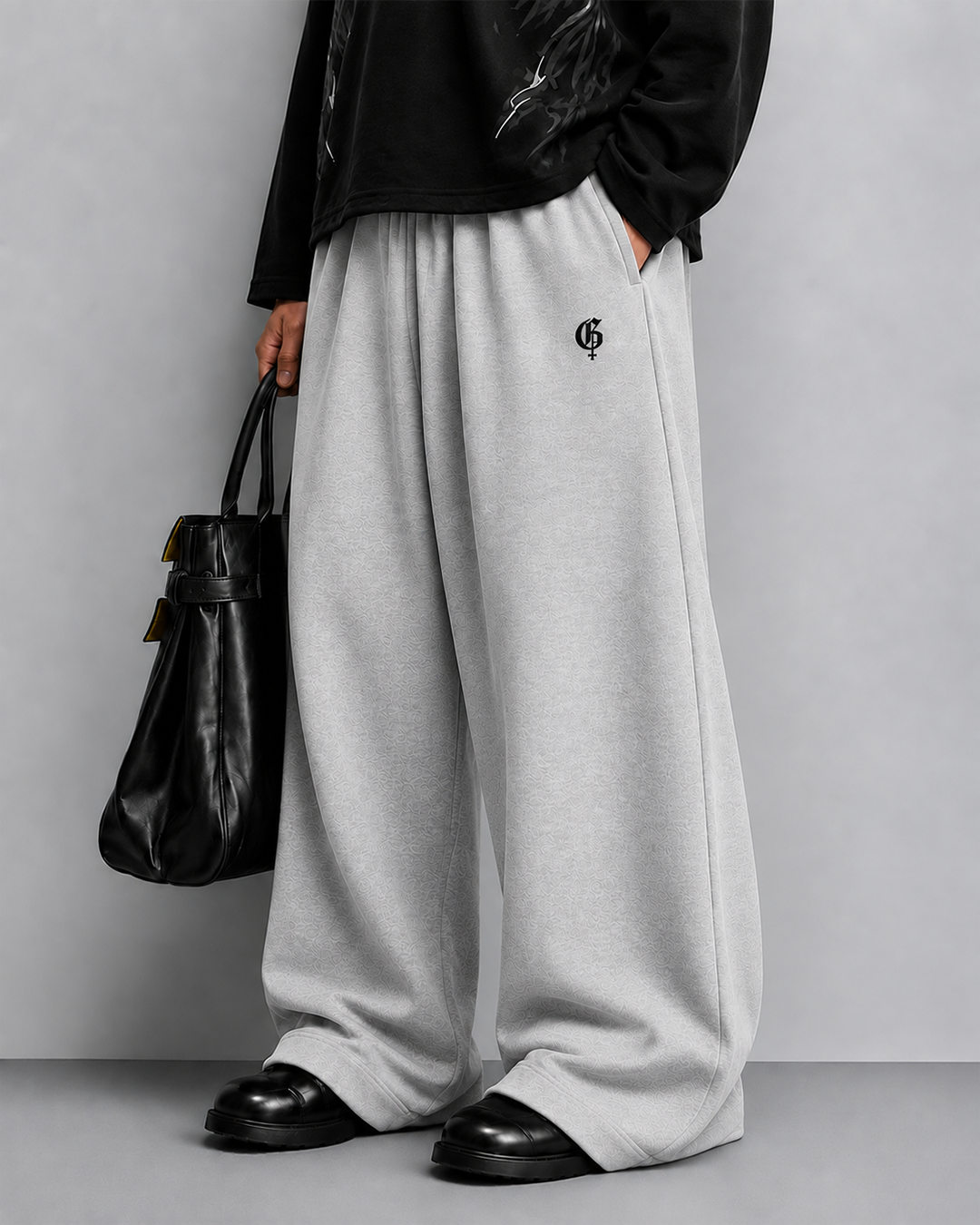 Basic Grey Baggy Pants