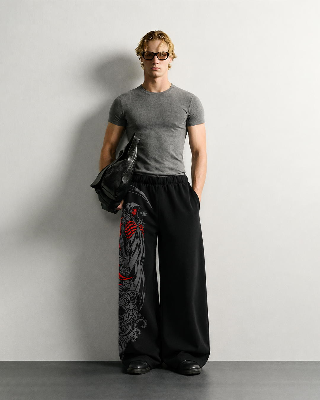 Forge Black Baggy Pants