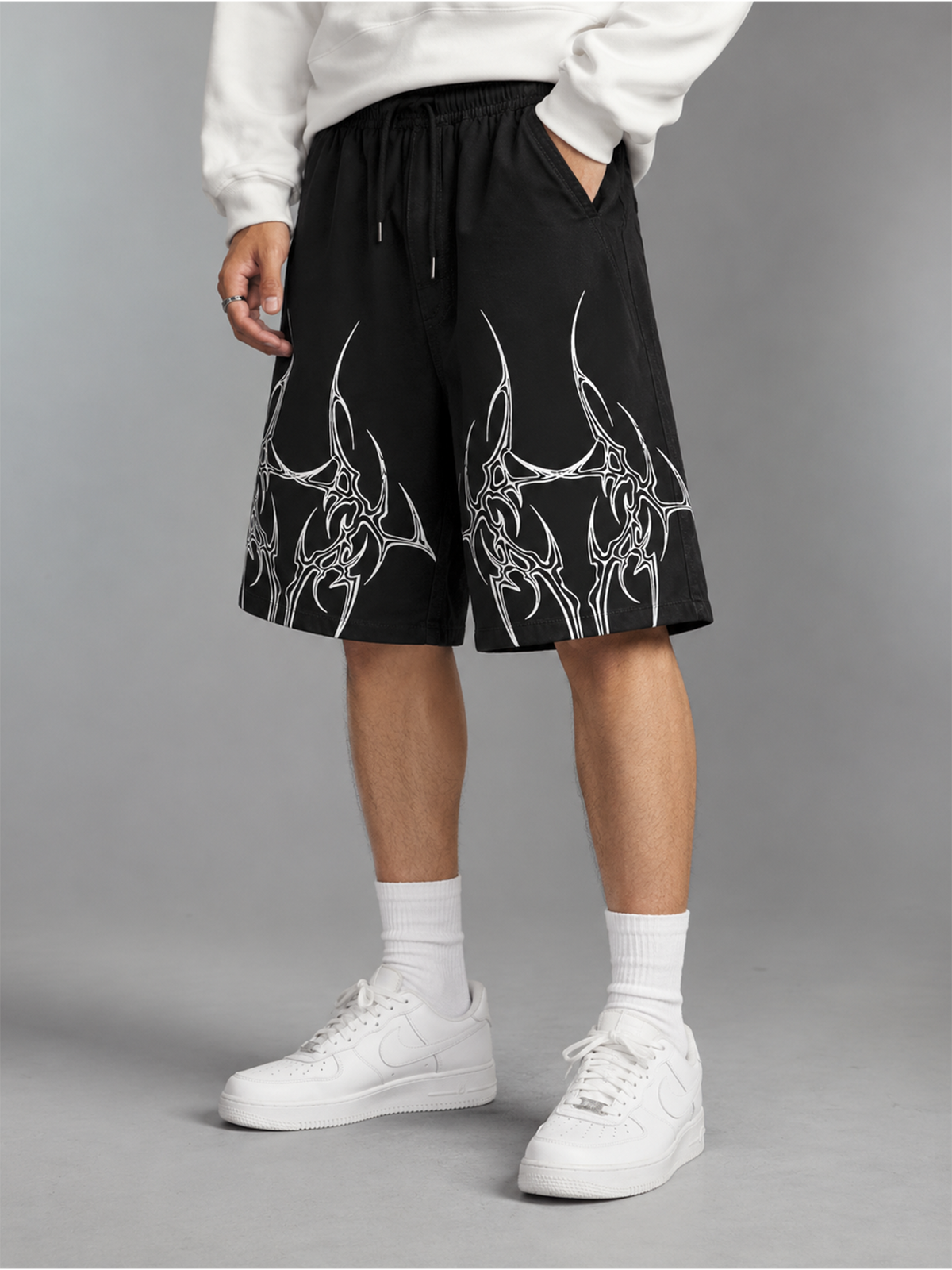 Mini-Mutation Unisex Black Shorts