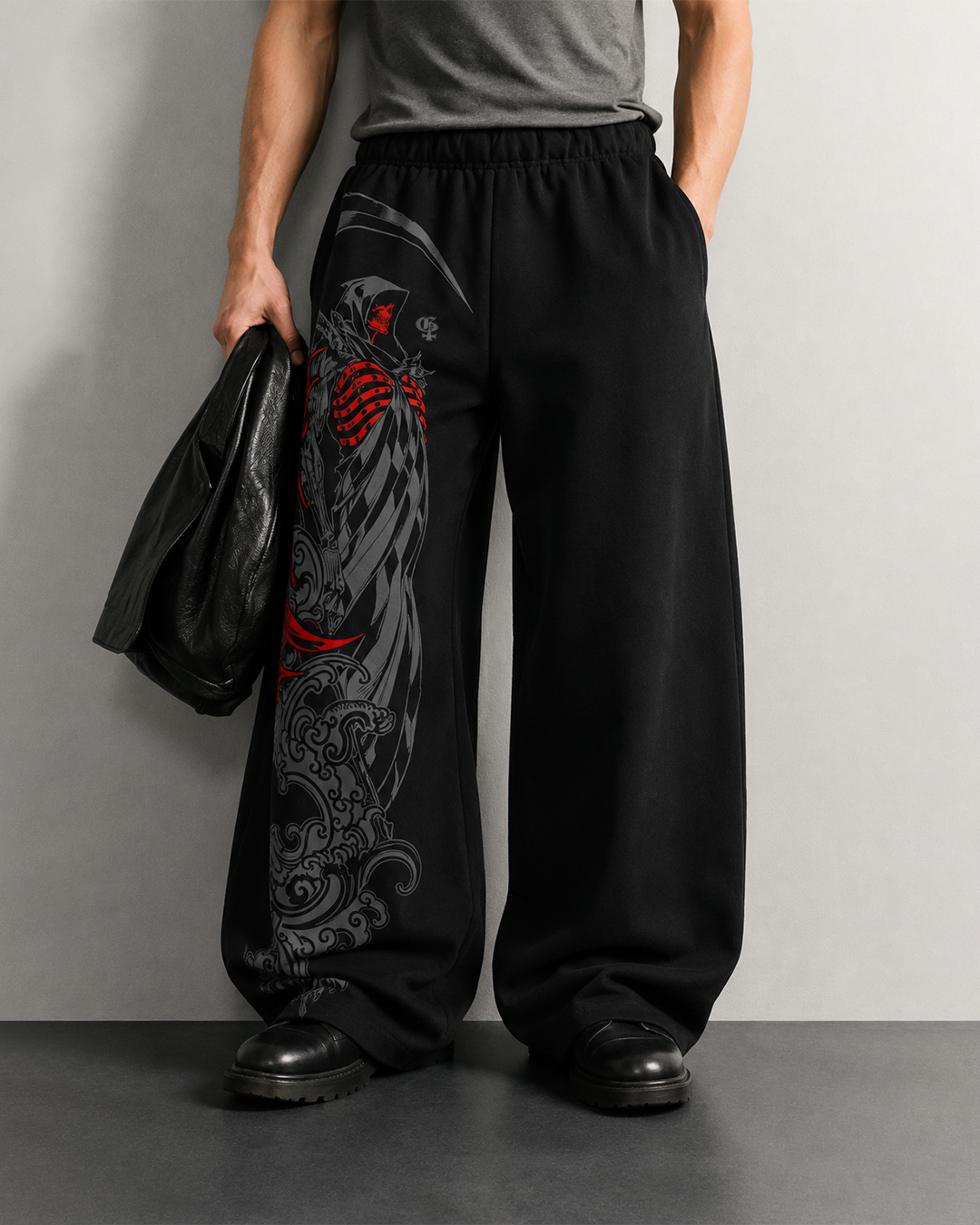 Forge Black Baggy Pants