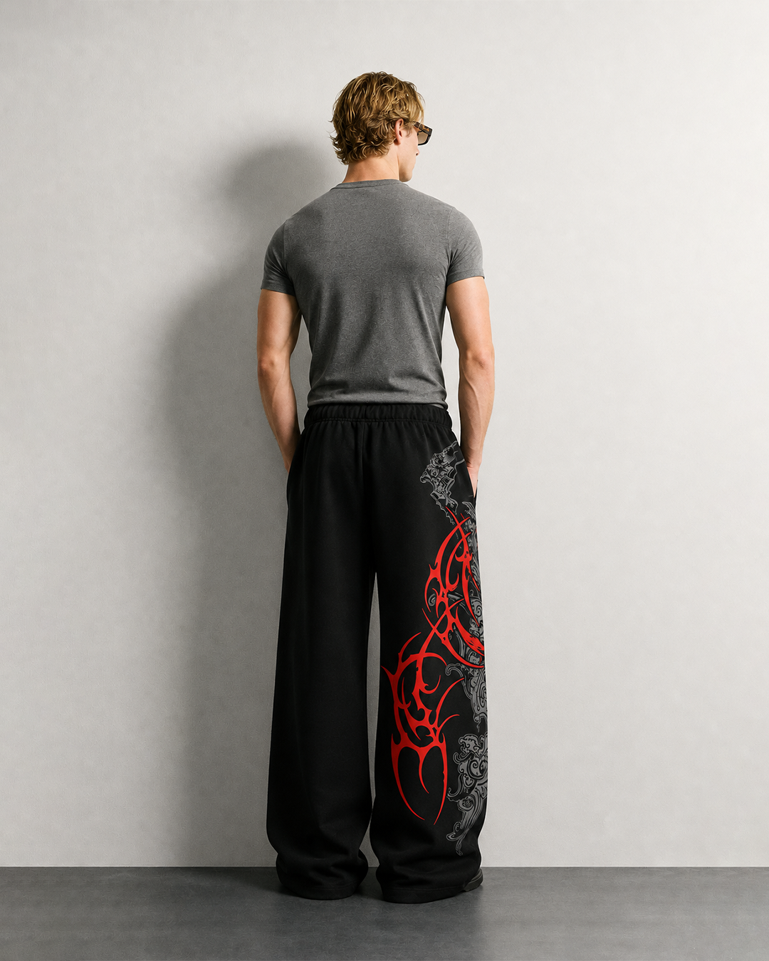 Forge Black Baggy Pants