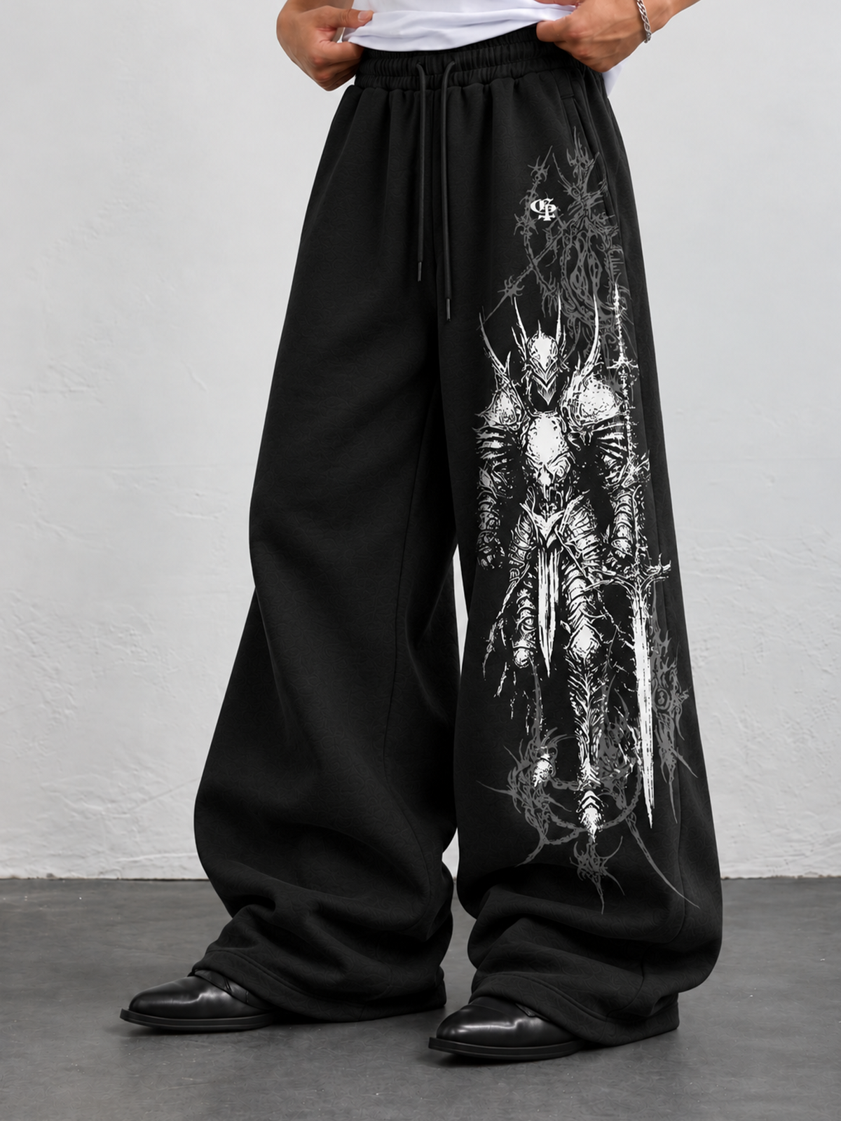 Edge Black Baggy Pants