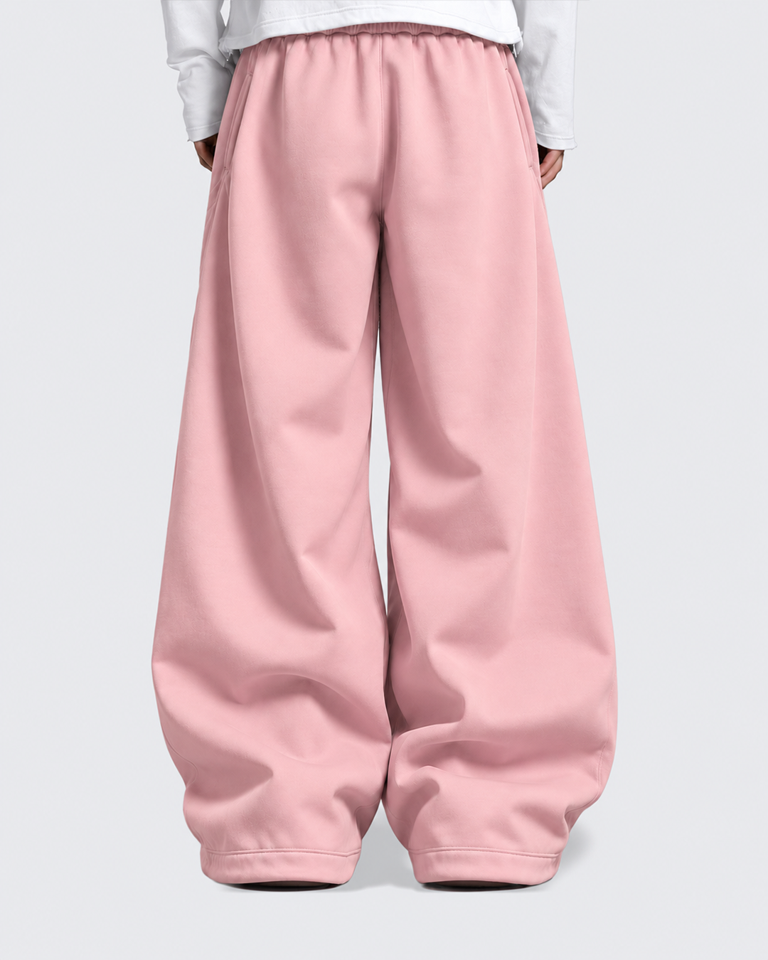 Basic Pink Baggy Pants