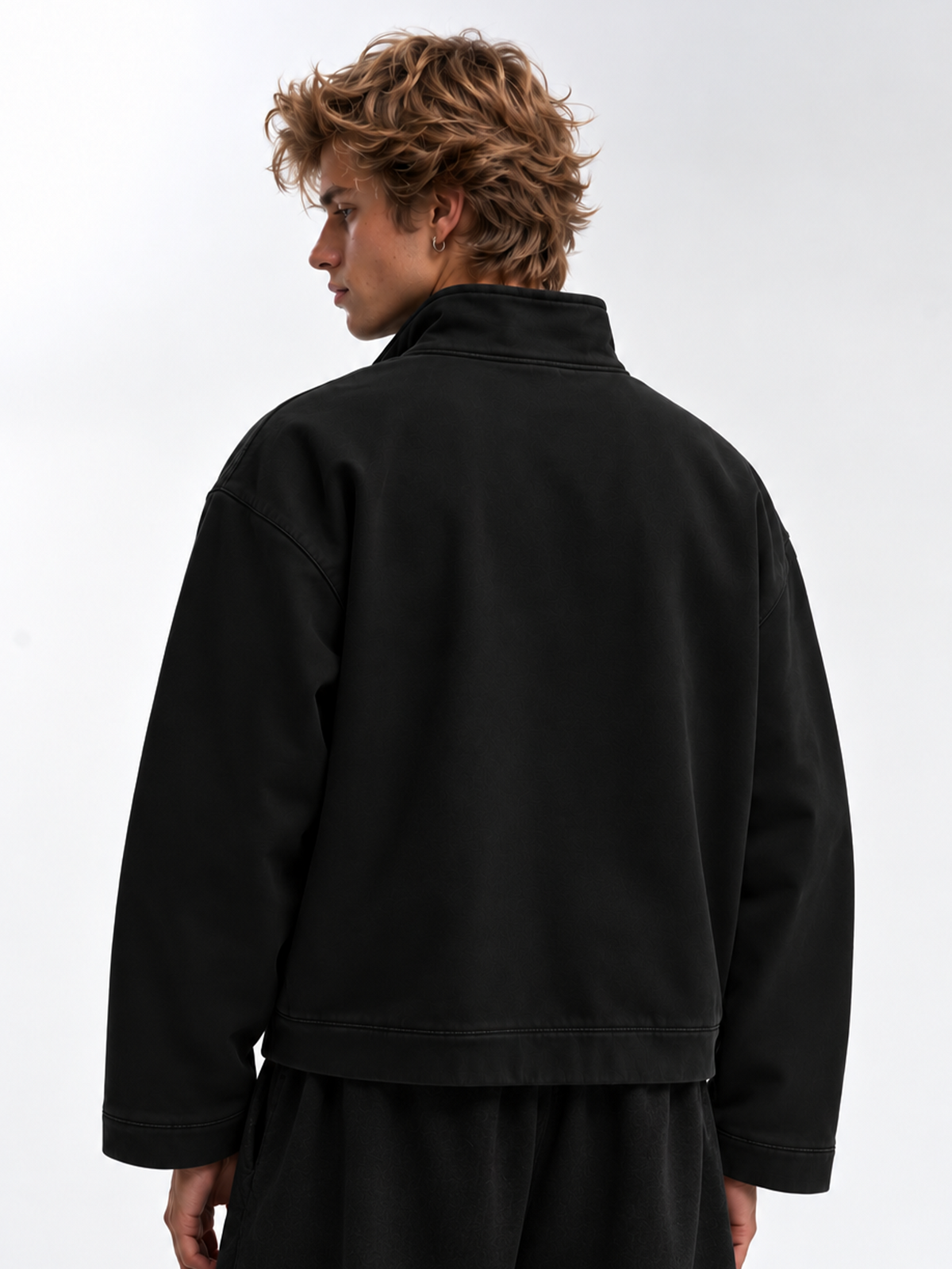 Devour Black Boxy Jacket