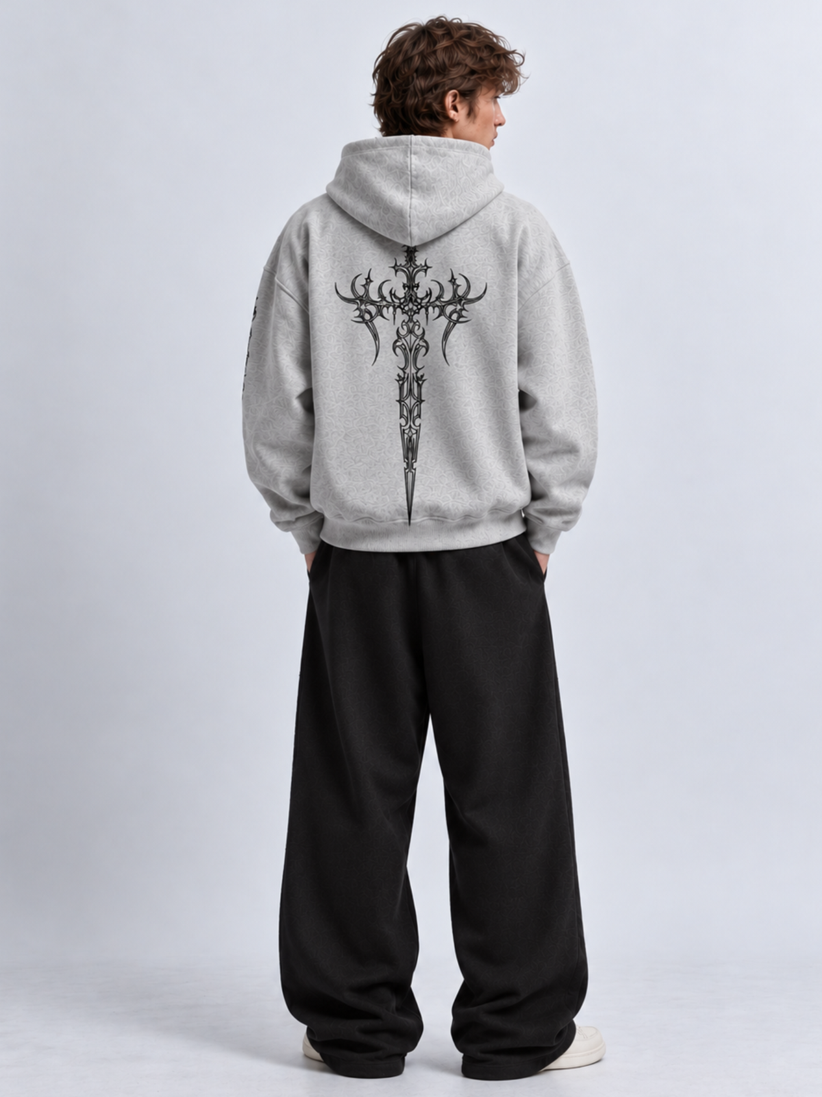 Nexus Melange Boxy Hoodie