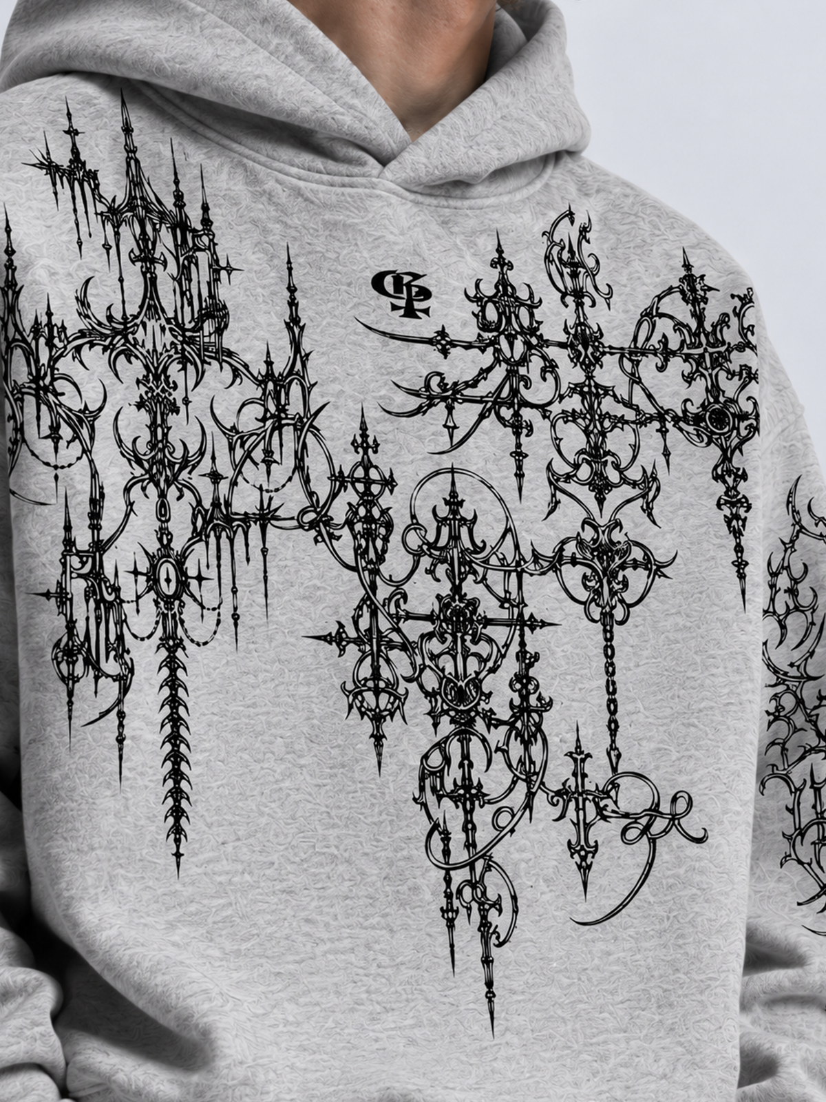Nexus Melange Boxy Hoodie