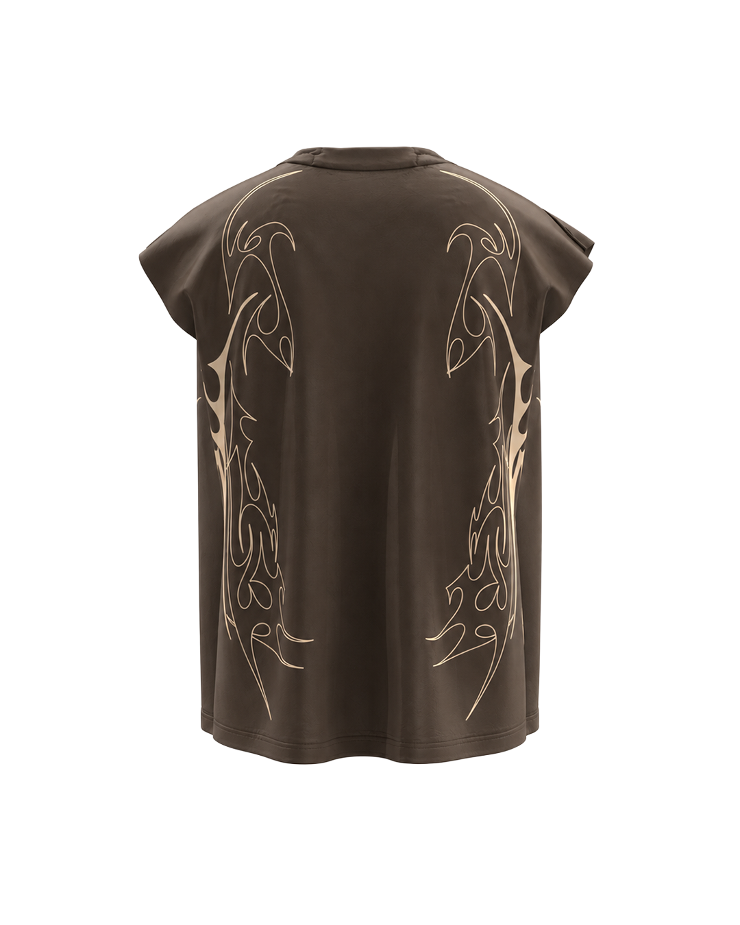 Brown Cipher Vest