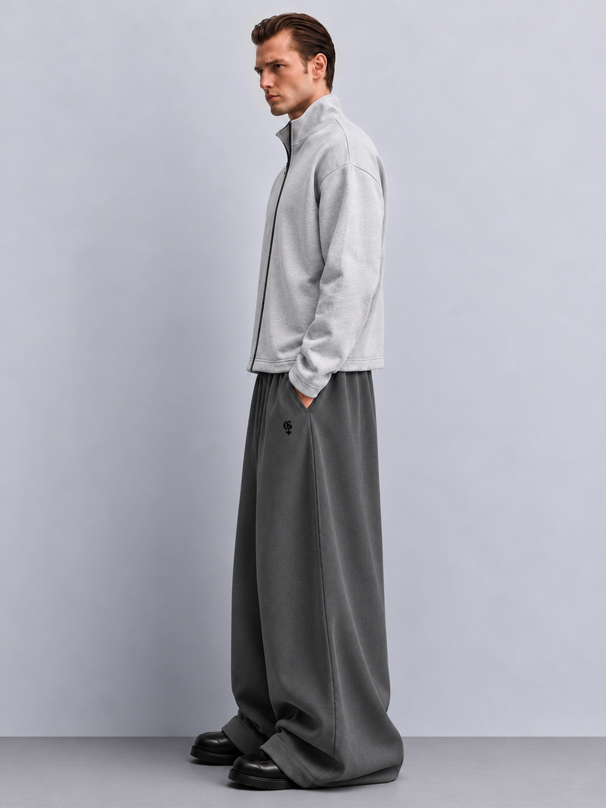 Genrage Dark Grey Balloon Pants