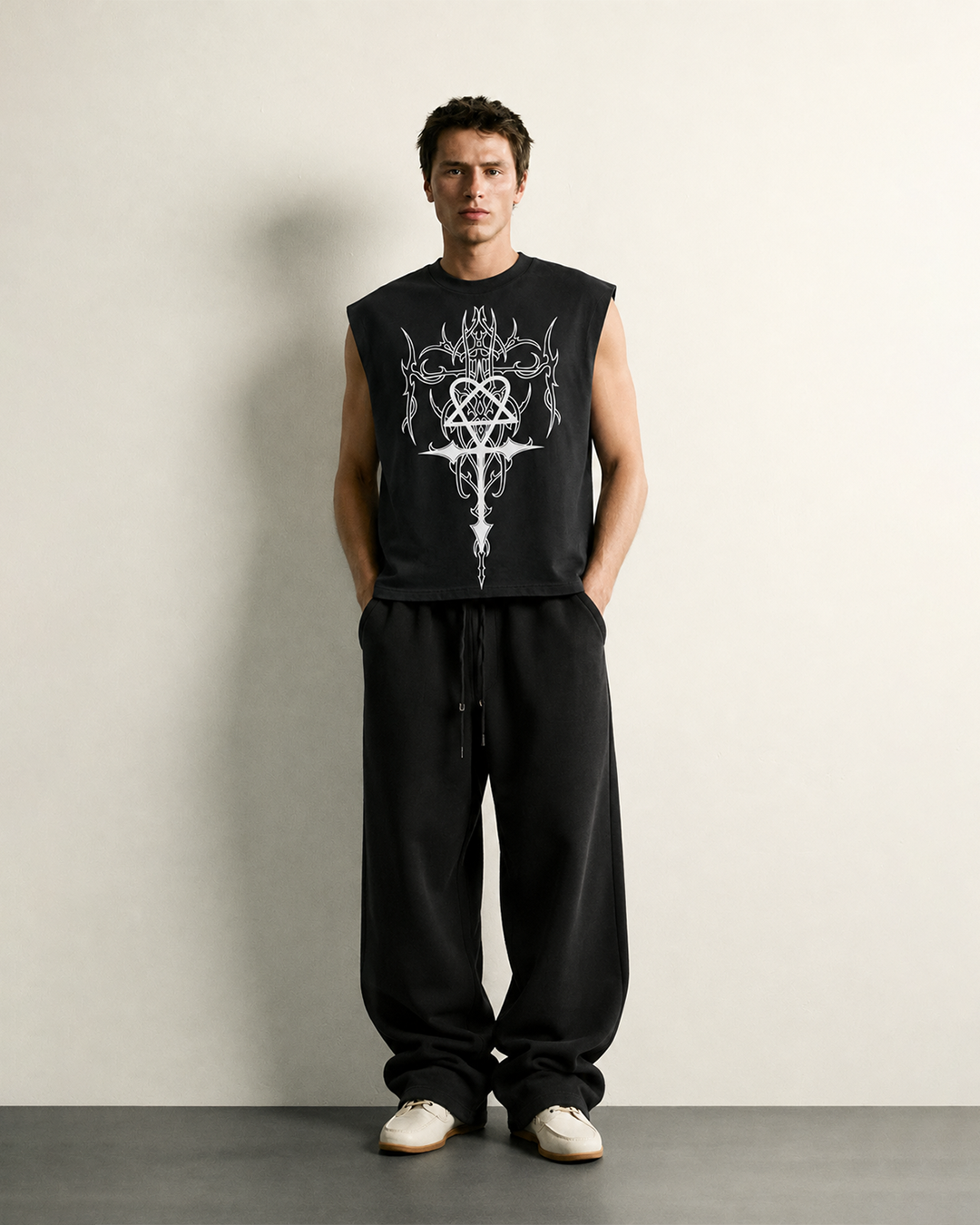 Trishul Black Vest