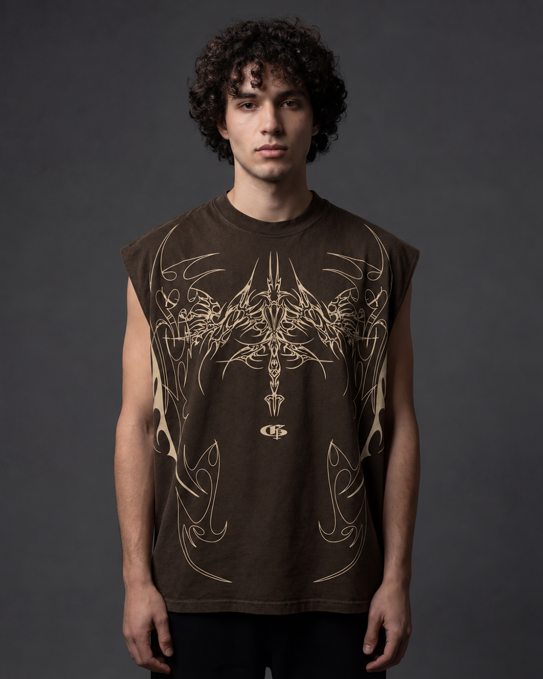 Brown Cipher Vest
