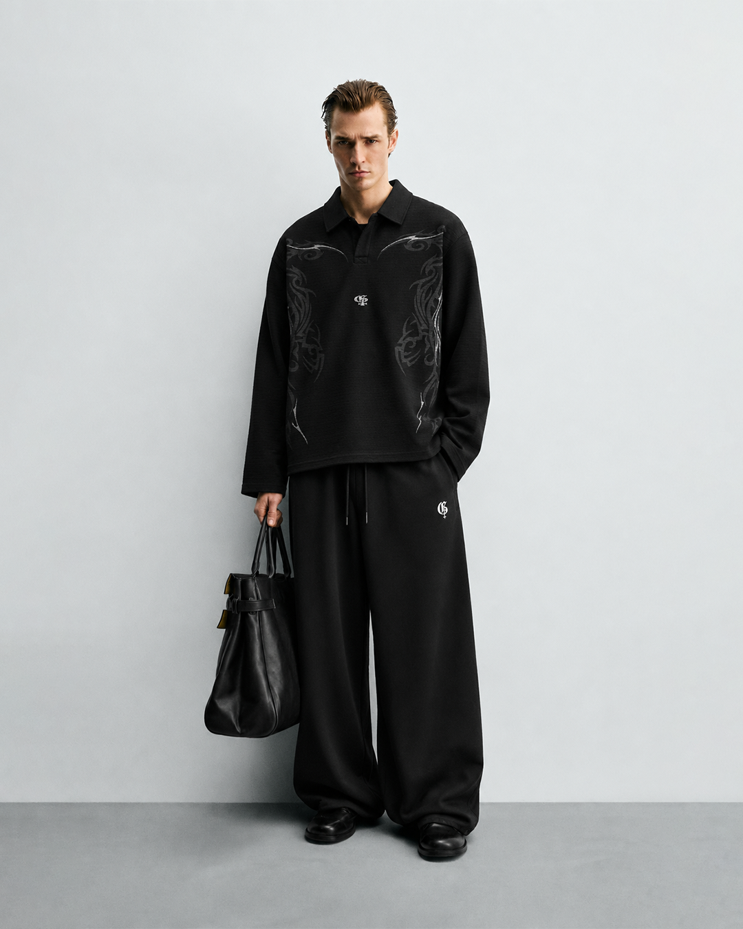 Basic Black Baggy Pants