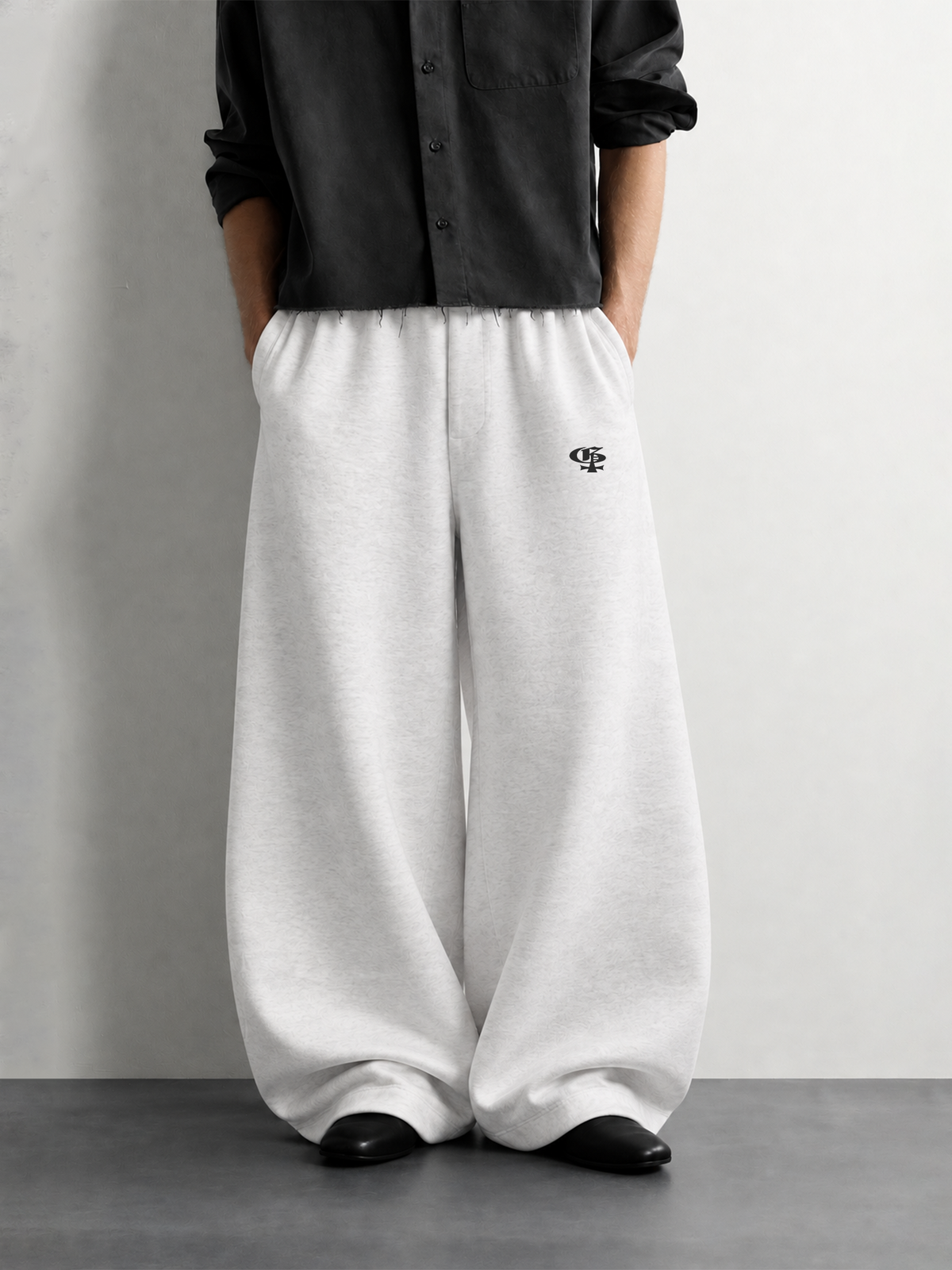 Genrage White Balloon Pants