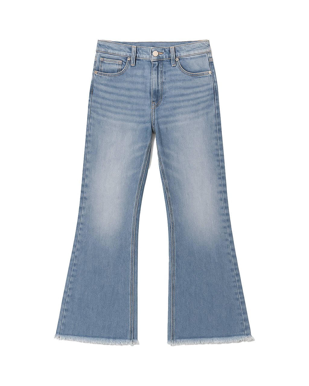 【I AM MARI】Andanti Brush Washed Bootcut Denim Pants Basic Women's High Rise Bootcut Denim | Krush Kandy Boutique