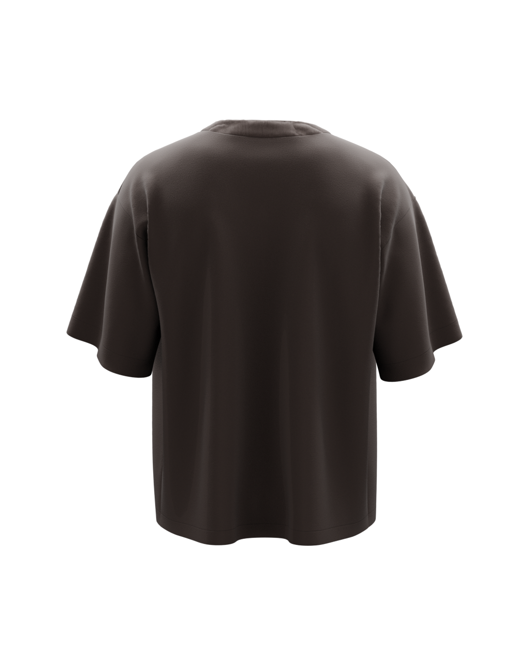 Fang Brown Boxy Oversized Tshirt