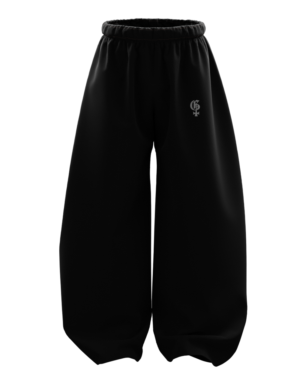 Genrage Black Balloon Supper Baggy Pants