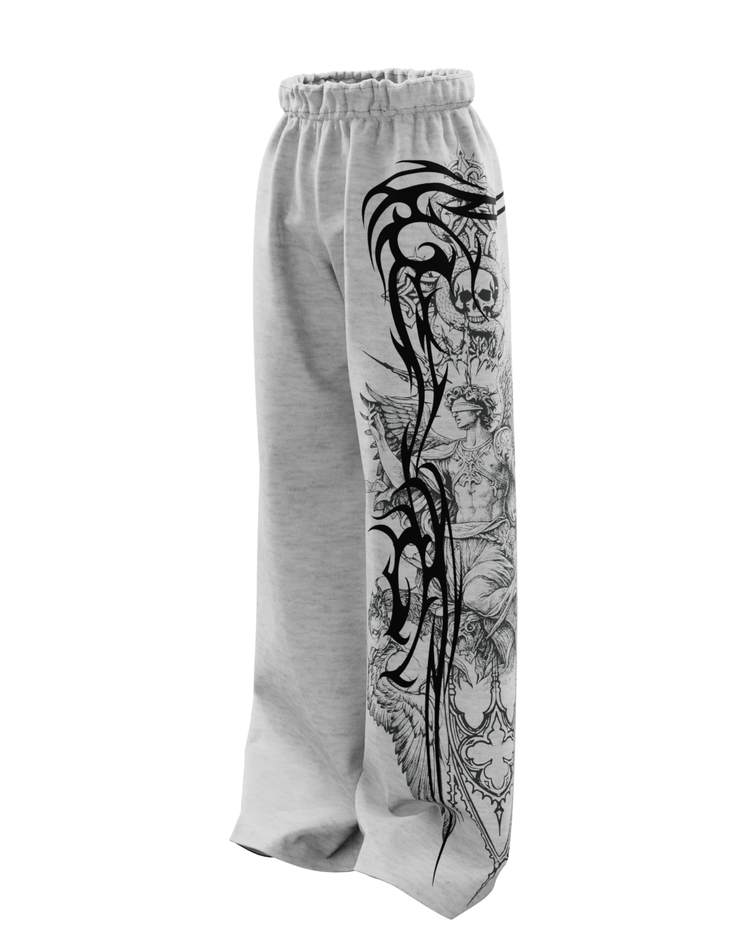 Basilisk Grey Baggy Pants