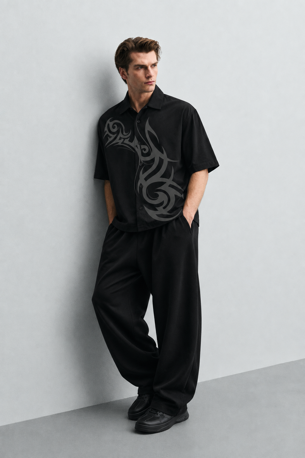 Vanta Black Boxy Shirt