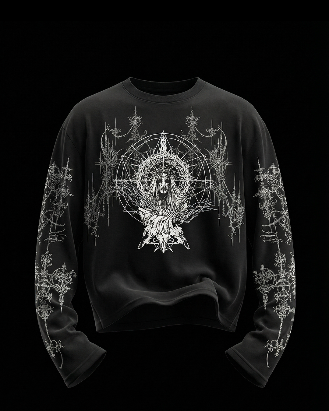 Brutal Black Full Sleeve T Shirt
