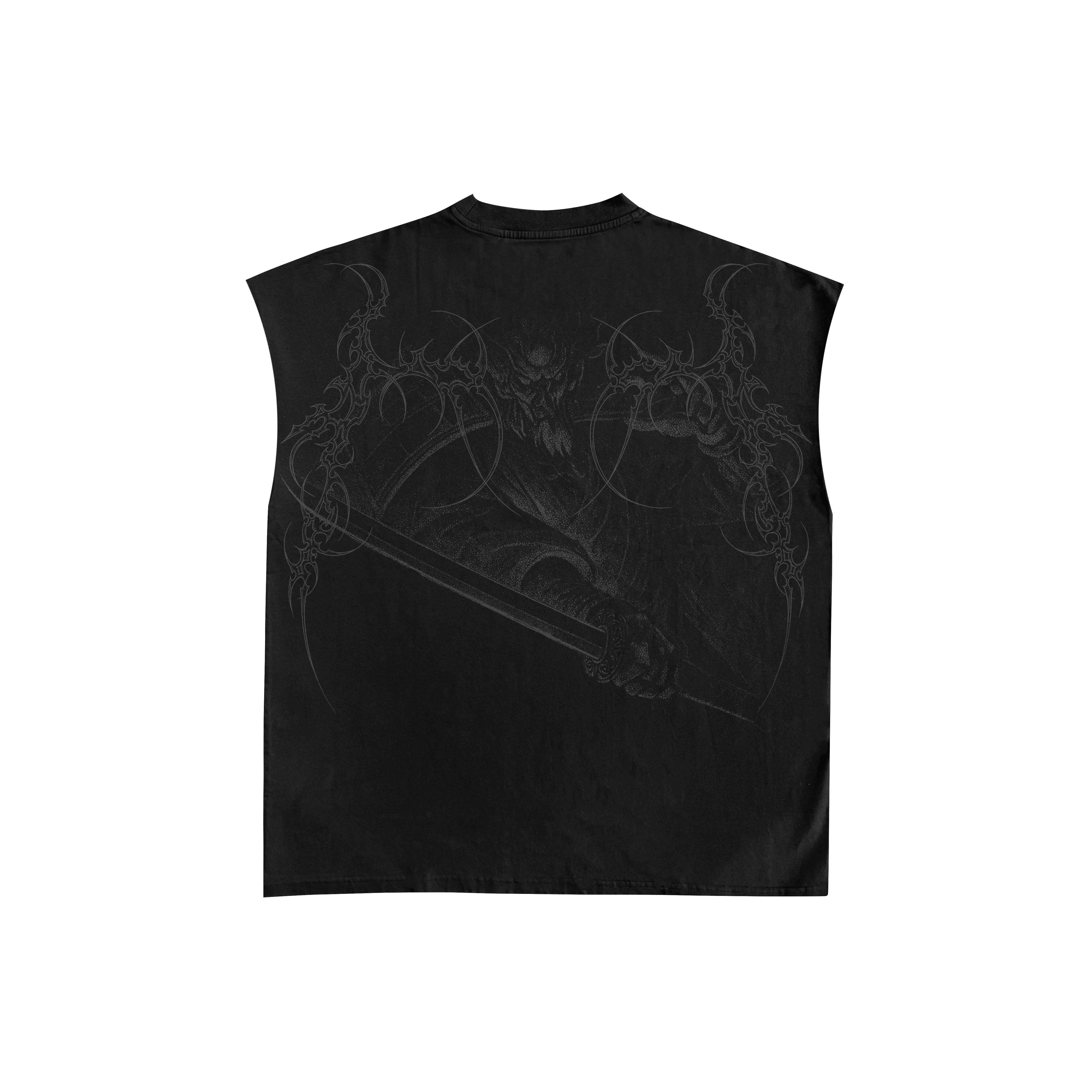 Madara Black Boxy Unisex Vest