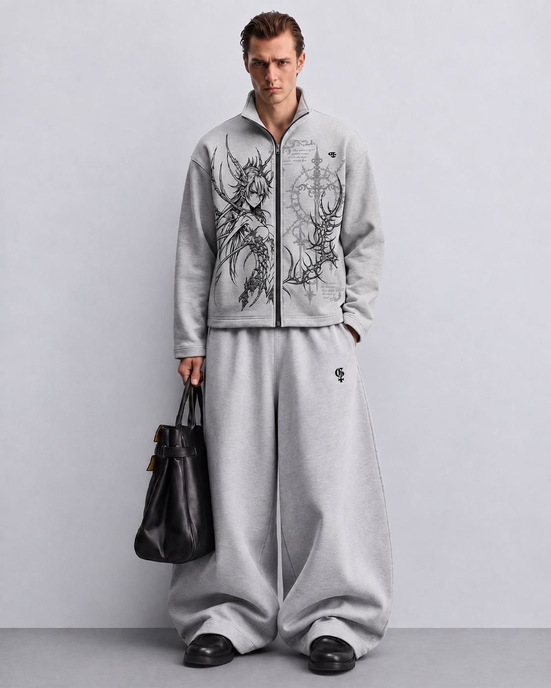 Genrage Grey Balloon Pants