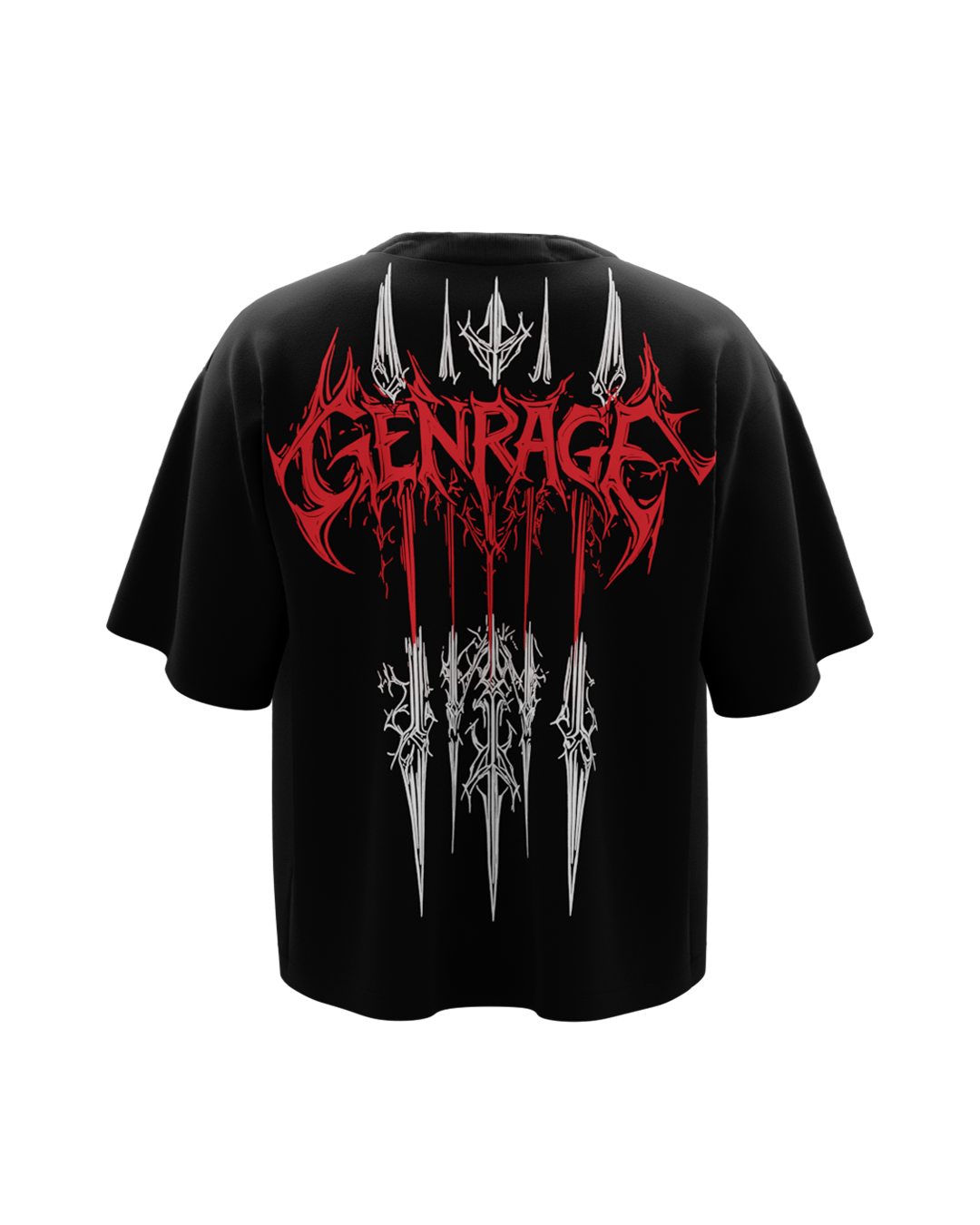 Berserk Black Boxy Oversized Tshirt