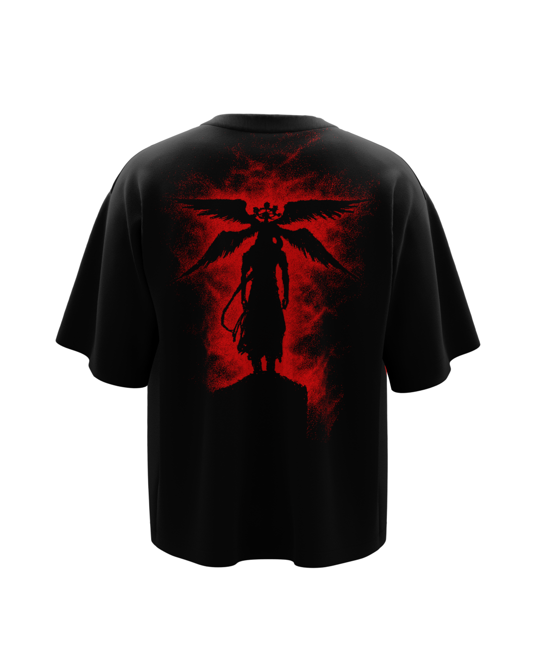 Mahoraga Black Boxy Oversized Tshirt