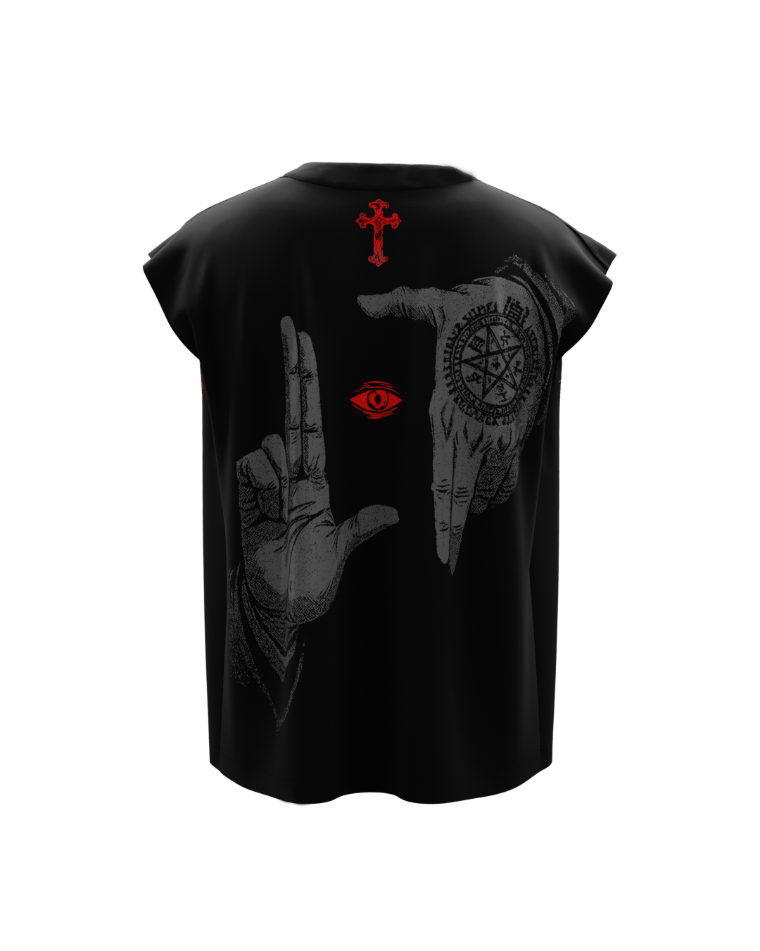 Hellsing Black Boxy Unisex Vest