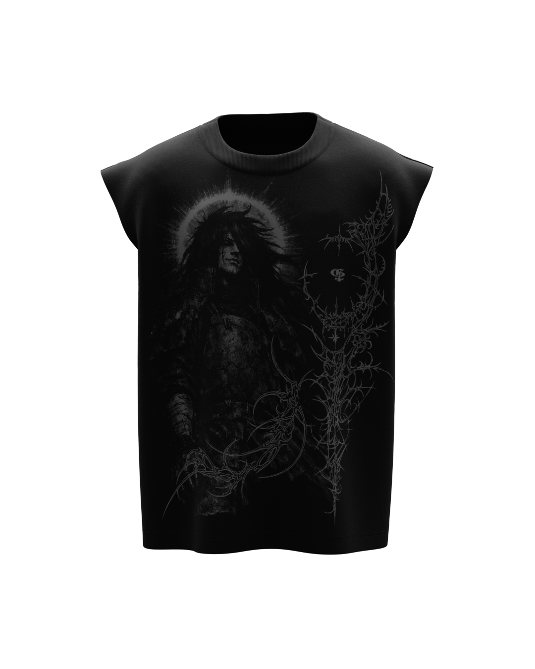 Madara Black Boxy Unisex Vest