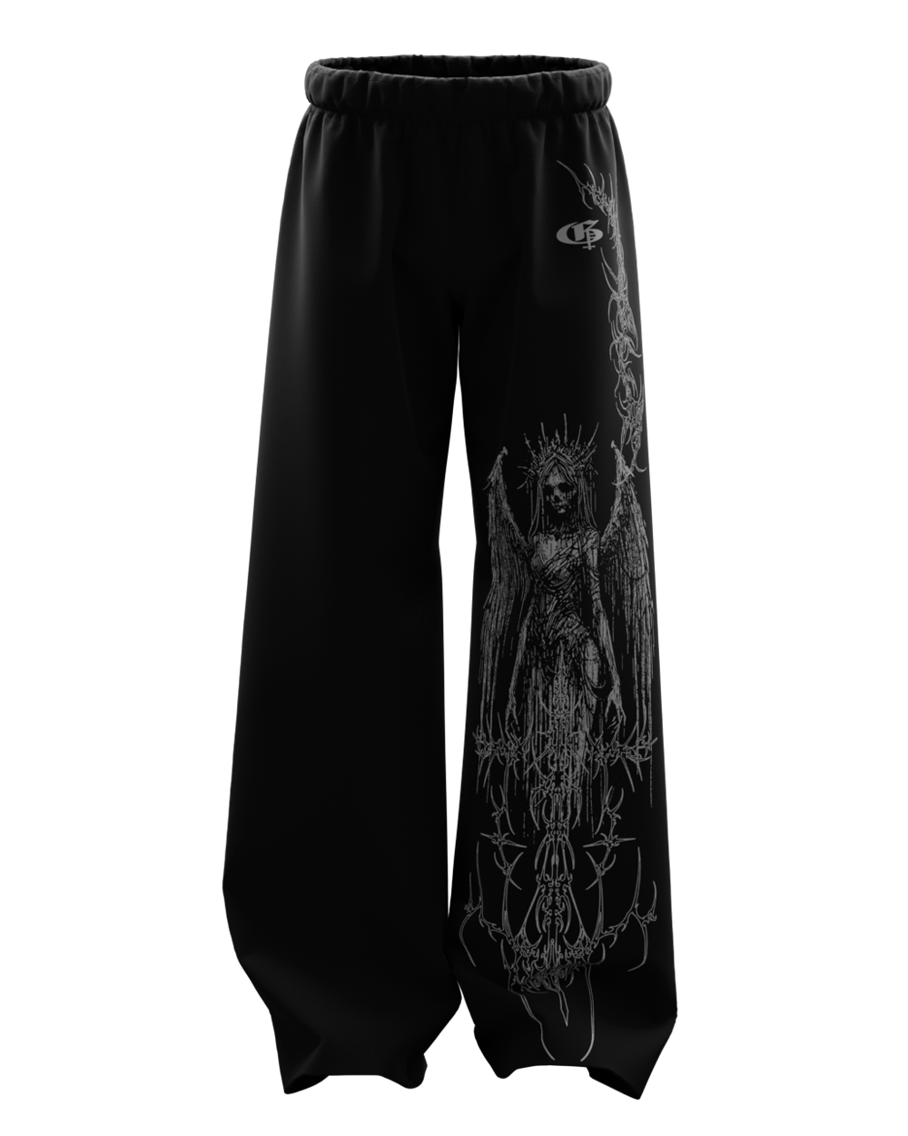 Crown Unisex Straight Fit Baggy Pants