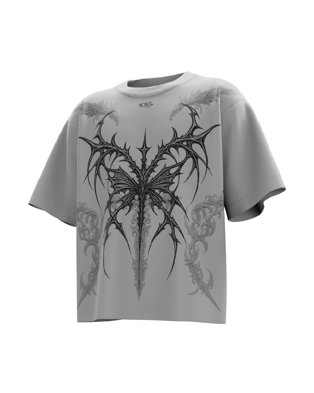 Nemesis Grey Boxy Oversized Tshirt