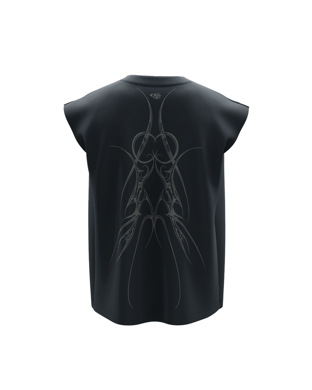 Dent Dark Grey Boxy Unisex Vest