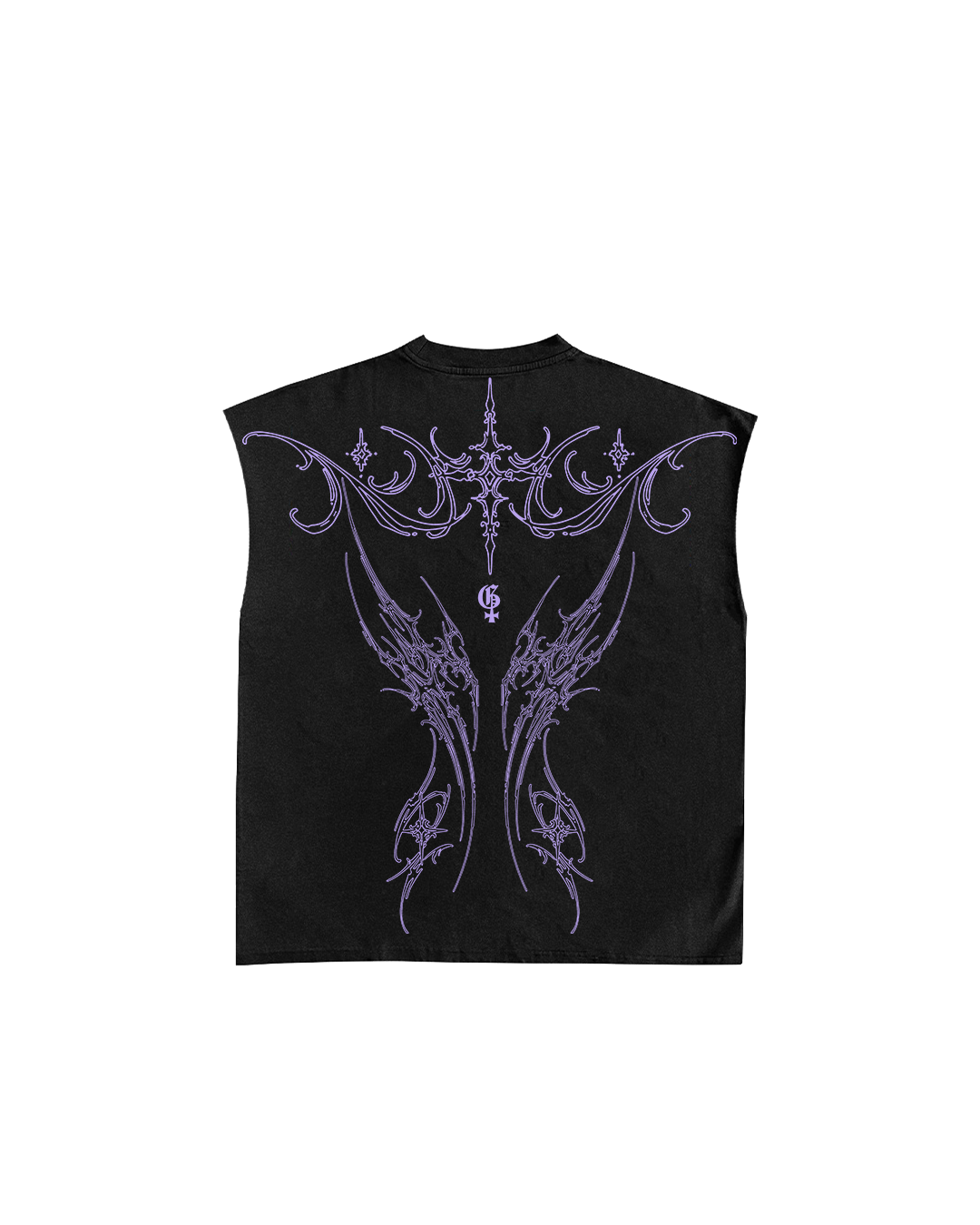 Dissect Black Boxy Unisex Vest